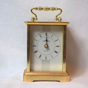 Vintage Seth Thomas Quartz Movement Desk Or Mantle Clock Cherish II Model # 248